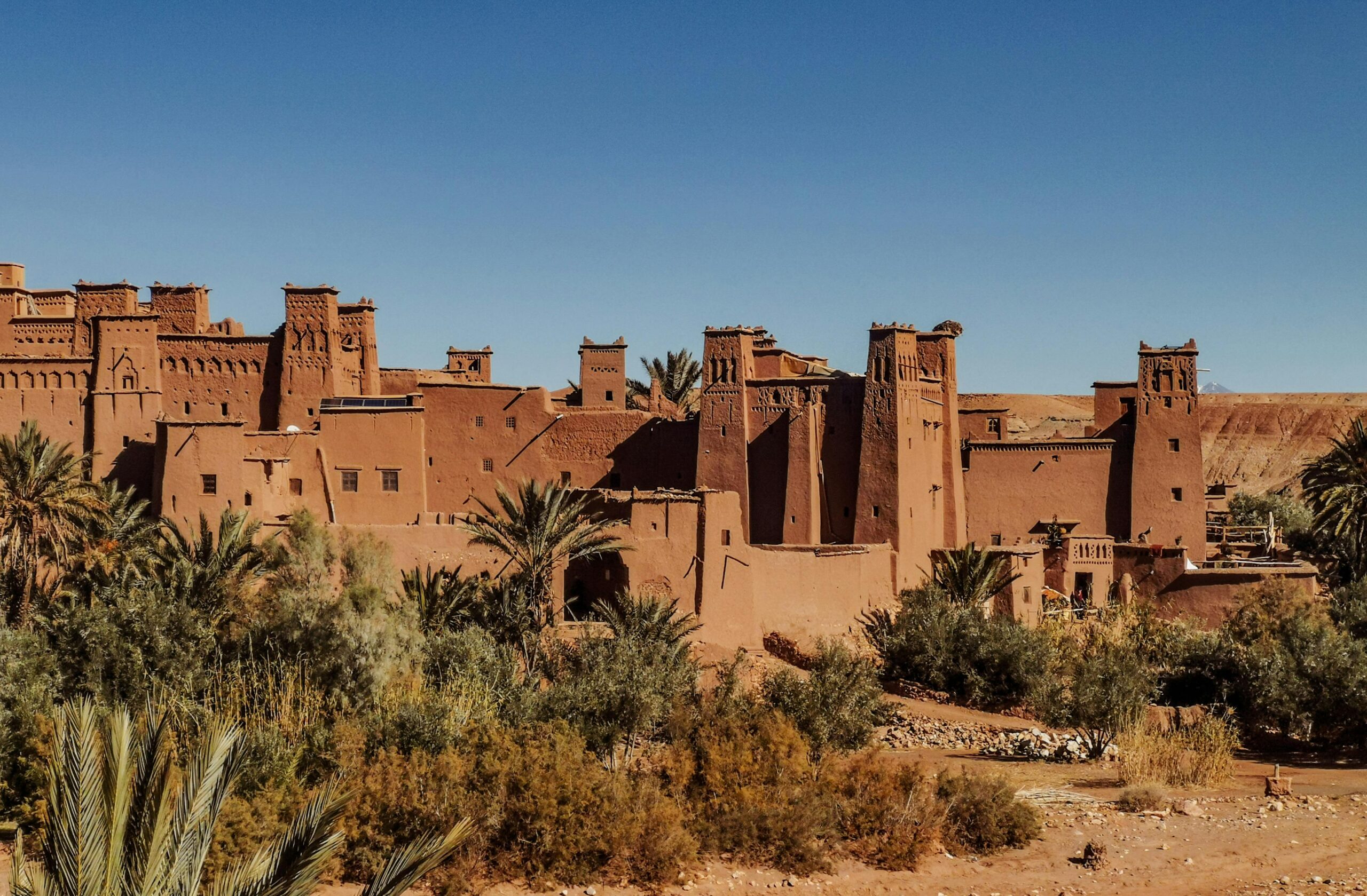 Maroc - Constructions en terre crue